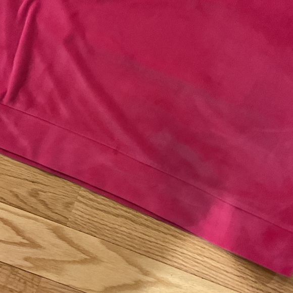 Zara Bright Pink Cropped Sweatshirt velvet texture medium Gorpcore EUC - Picture 7 of 8